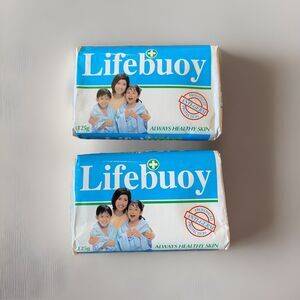 2 LIFEBUOY Anti Germ Antibacterial Soap Bars White 125g